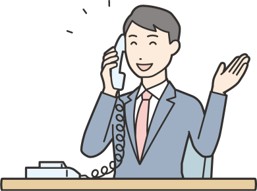 導入前のご相談を電話対応